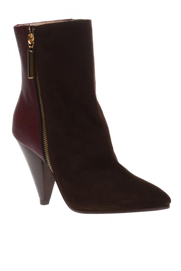 Stuart weitzman cone heel bootie sale